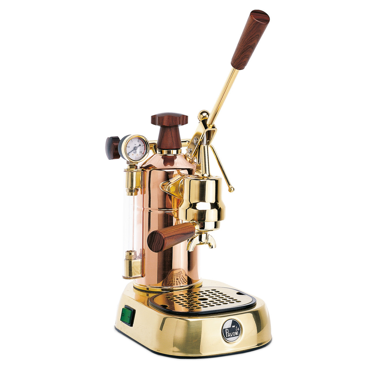 La Pavoni Professional Lever Espresso Machine Copper and - Gold