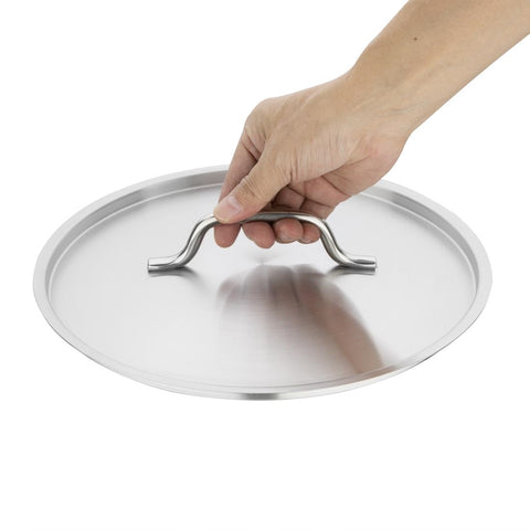 Vogue Stainless Steel Saucepan Lid 280mm - M951