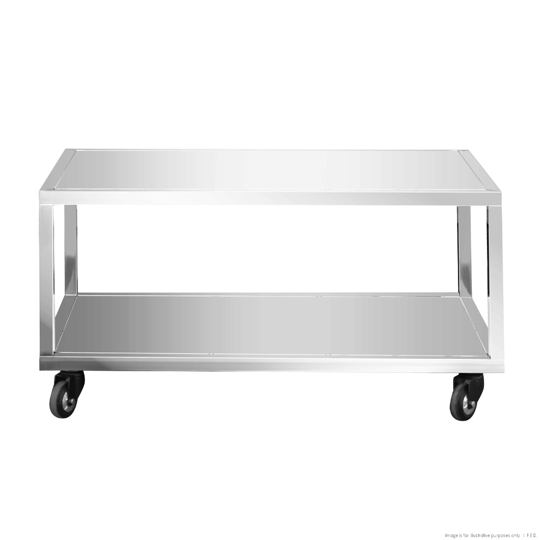 BakerMAX Trolley For Electric Deck Bakery Oven - ME2-1-S