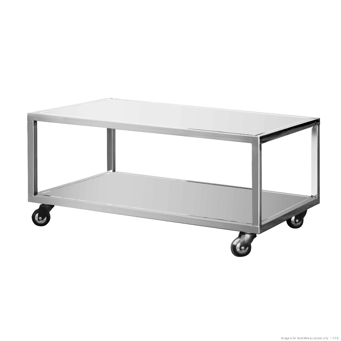 BakerMAX Trolley For Electric Deck Bakery Oven - ME2-1-S
