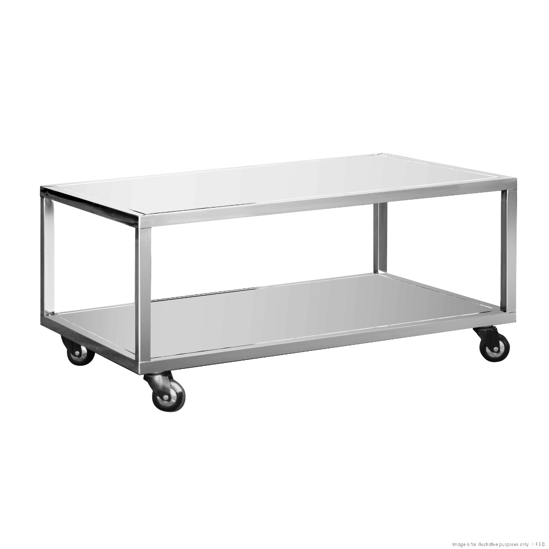 BakerMAX Trolley For Electric Deck Bakery Oven - ME2-1-S