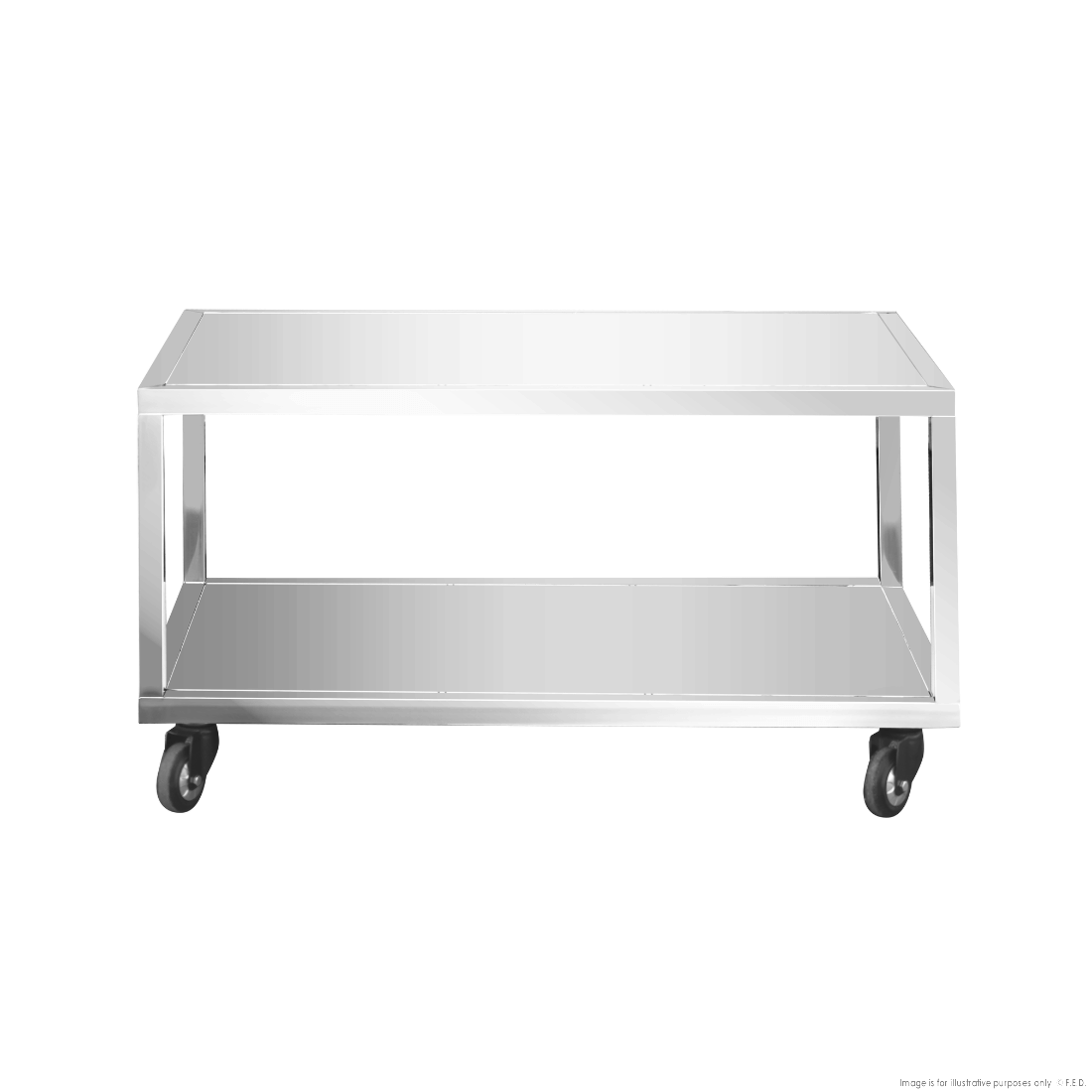 BakerMAX Trolley For Stackable Electric Deck Bakery Oven - ME2-1D-S