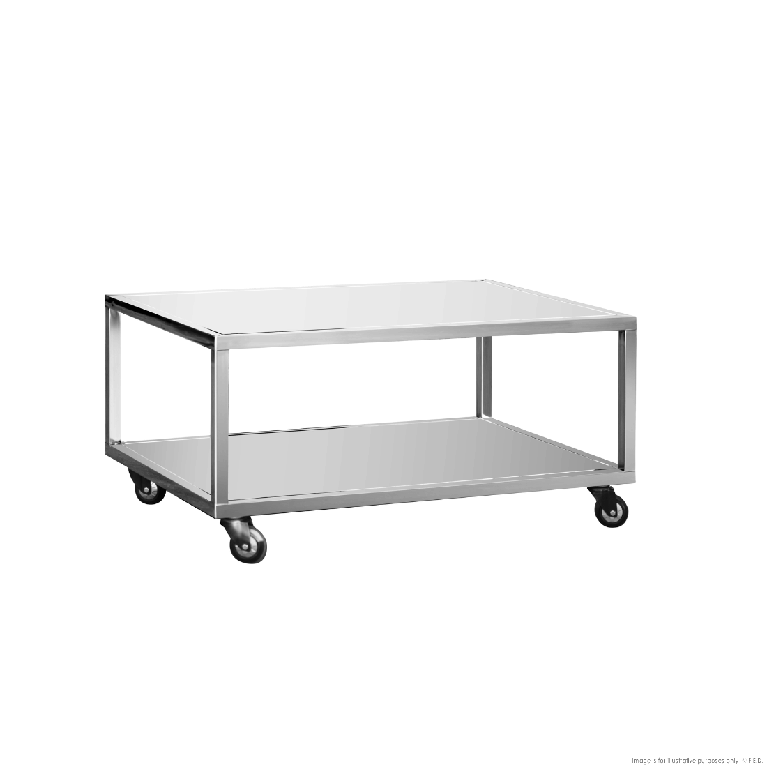 BakerMAX Trolley For Stackable Electric Deck Bakery Oven - ME2-1D-S