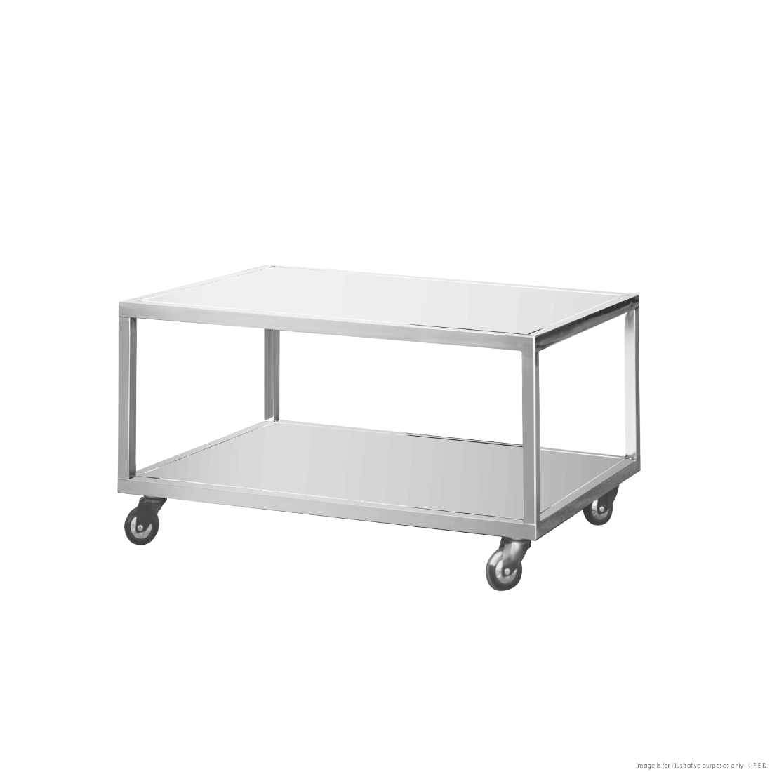 BakerMAX Trolley For Stackable Electric Deck Bakery Oven - ME2-1D-S