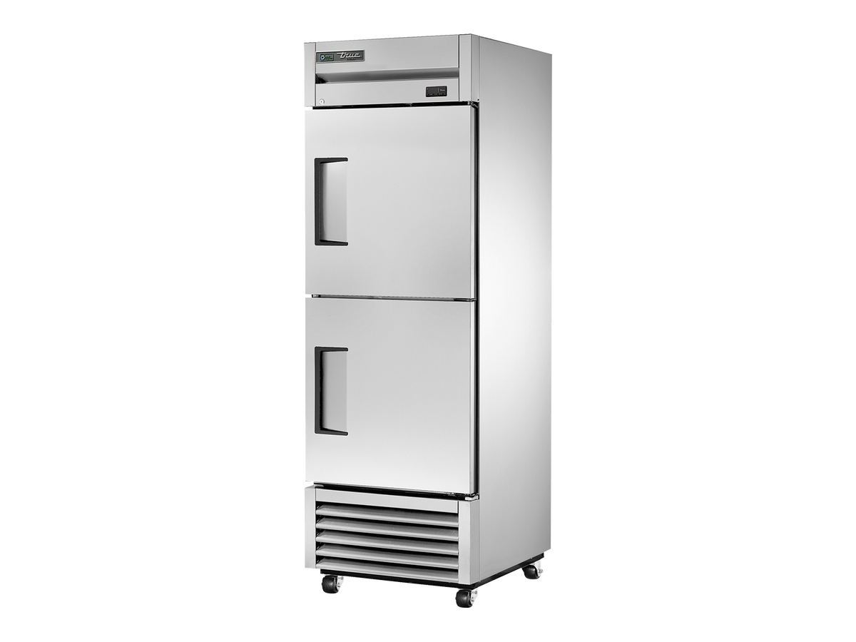 TRUE 2 Reach-In Solid Half Swing Door Freezer - T-23F-2-HC