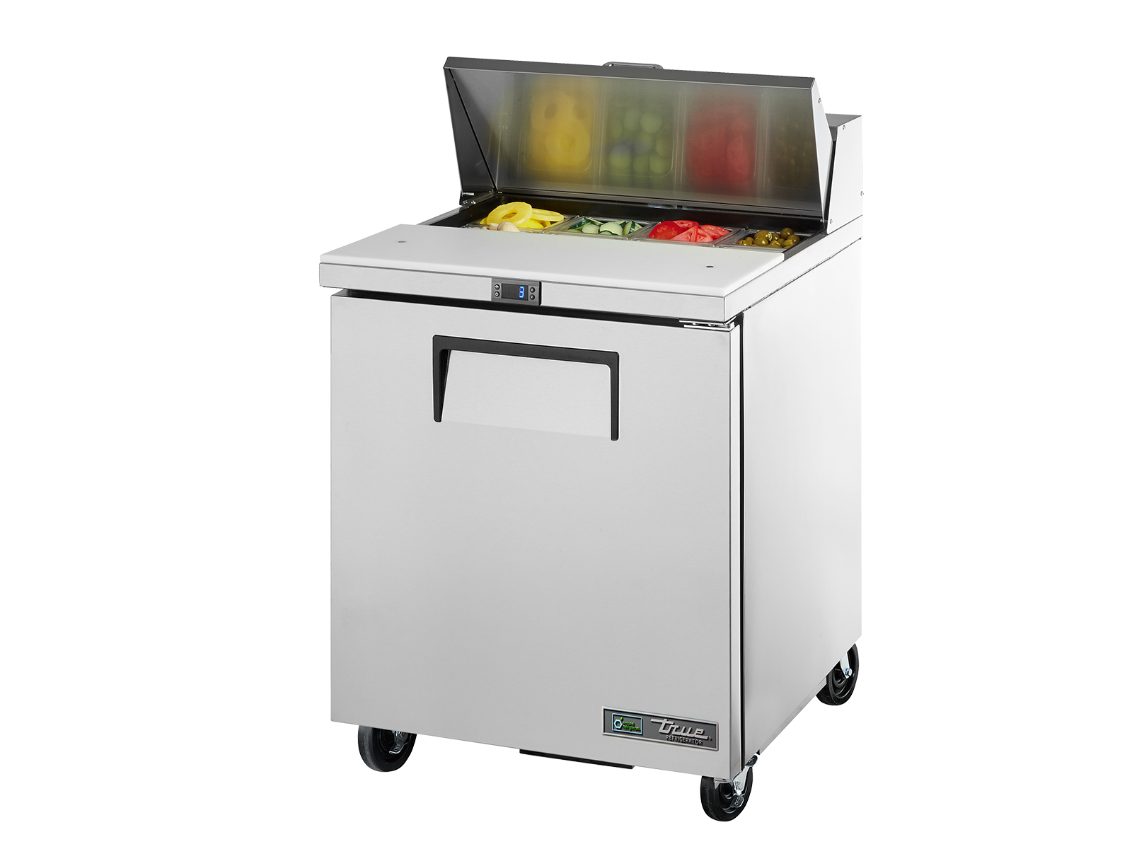 TRUE 1 Door Food Prep Fridge - TSSU-27-08-HC