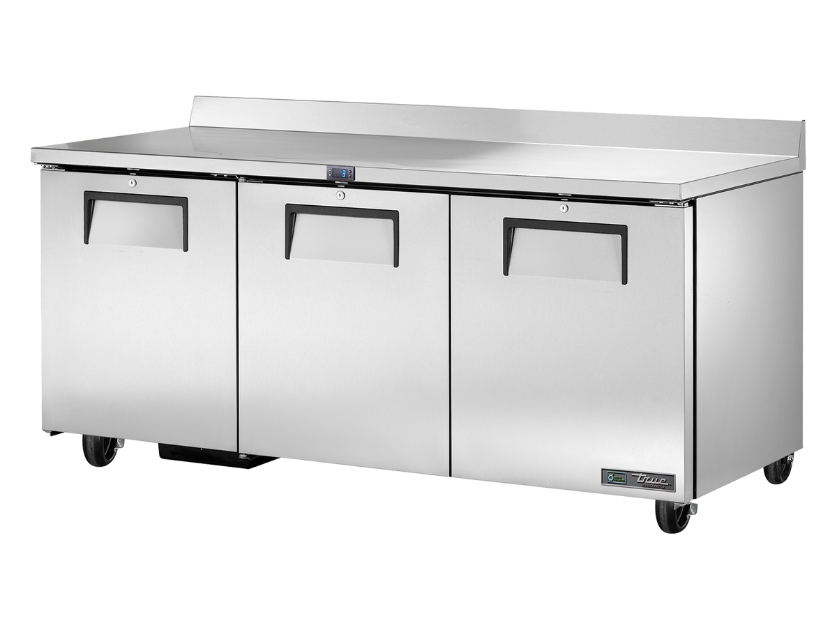 TRUE 3 Solid Door Undercounter/Worktop Refrigerator 1830mm Width - TWT-72-HC