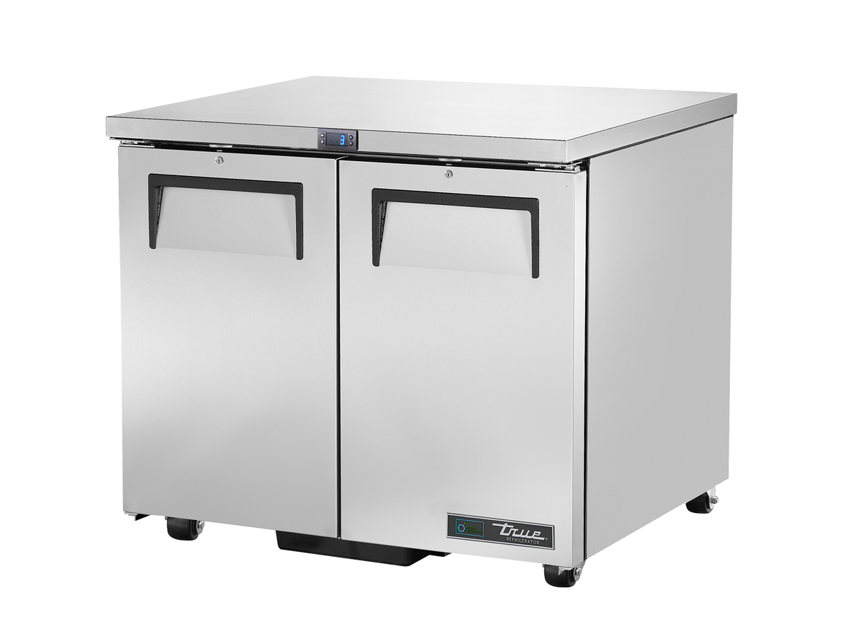 TRUE 2 Solid Door Undercounter Refrigerator - TUC-36-HC