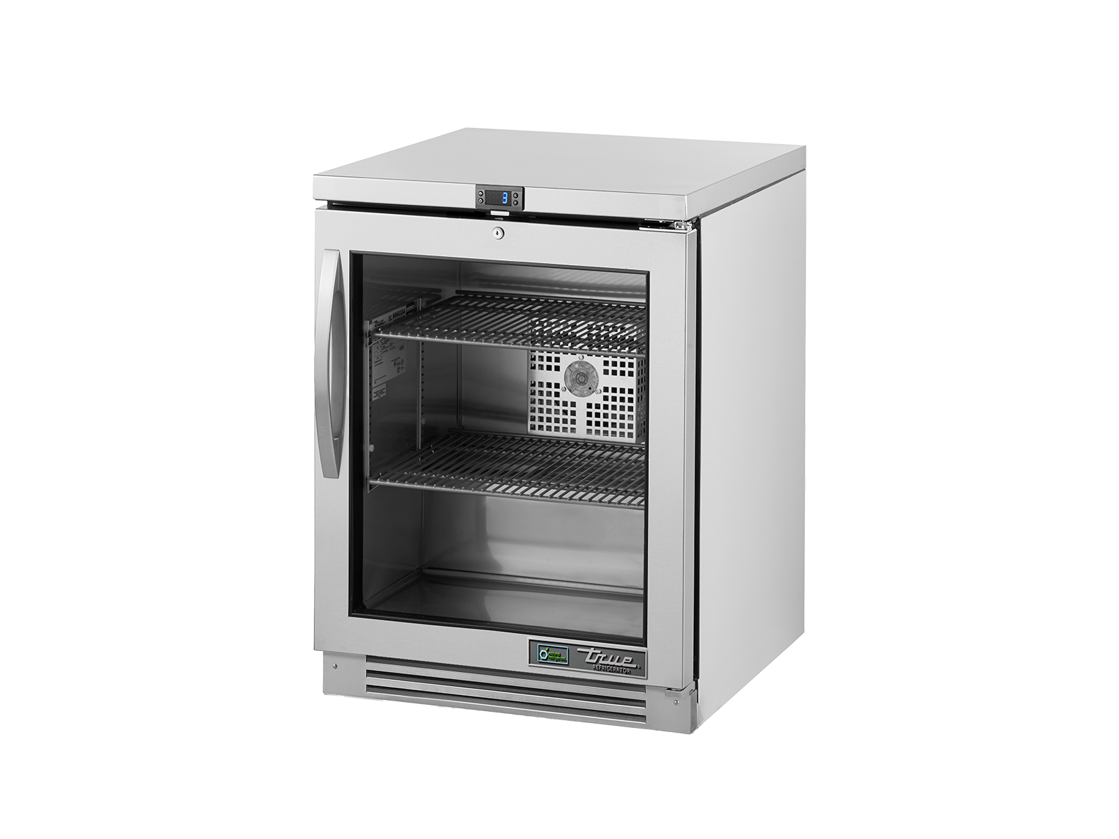 TRUE 1 Left-Hinged Glass Door Undercounter Refrigerator 610mm Width - TUC-24G-HC-FGD01 LH
