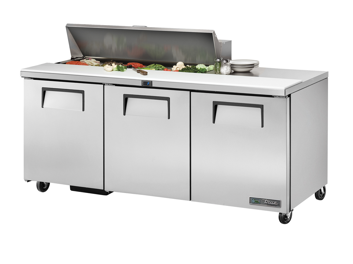 TRUE Solid Door Sandwich/Salad Fridge 1830mm Width - TSSU-72-12-HC