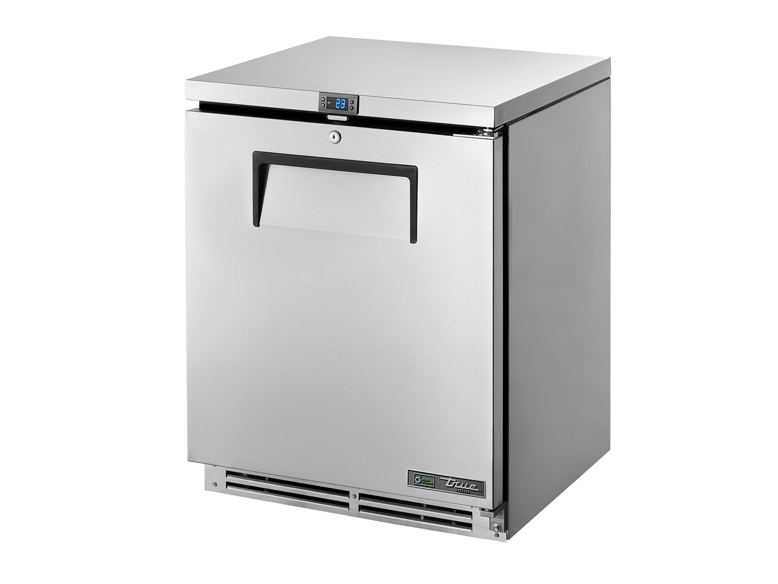 TRUE 1 Solid Door Right-Hinged Solid Door Undercounter Freezer - TUC-24F-HC-RH