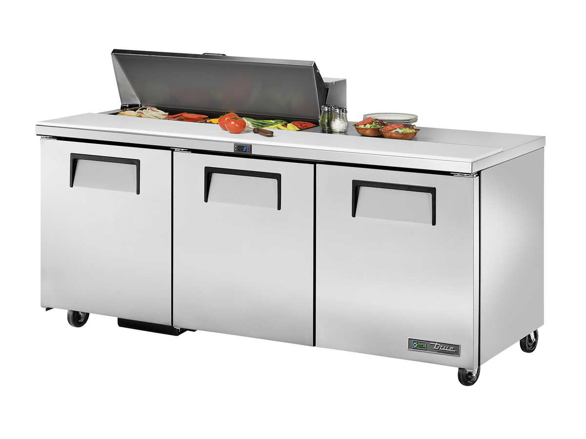 TRUE Solid Door Sandwich/Salad Fridge 1830mm Width - TSSU-72-10-HC