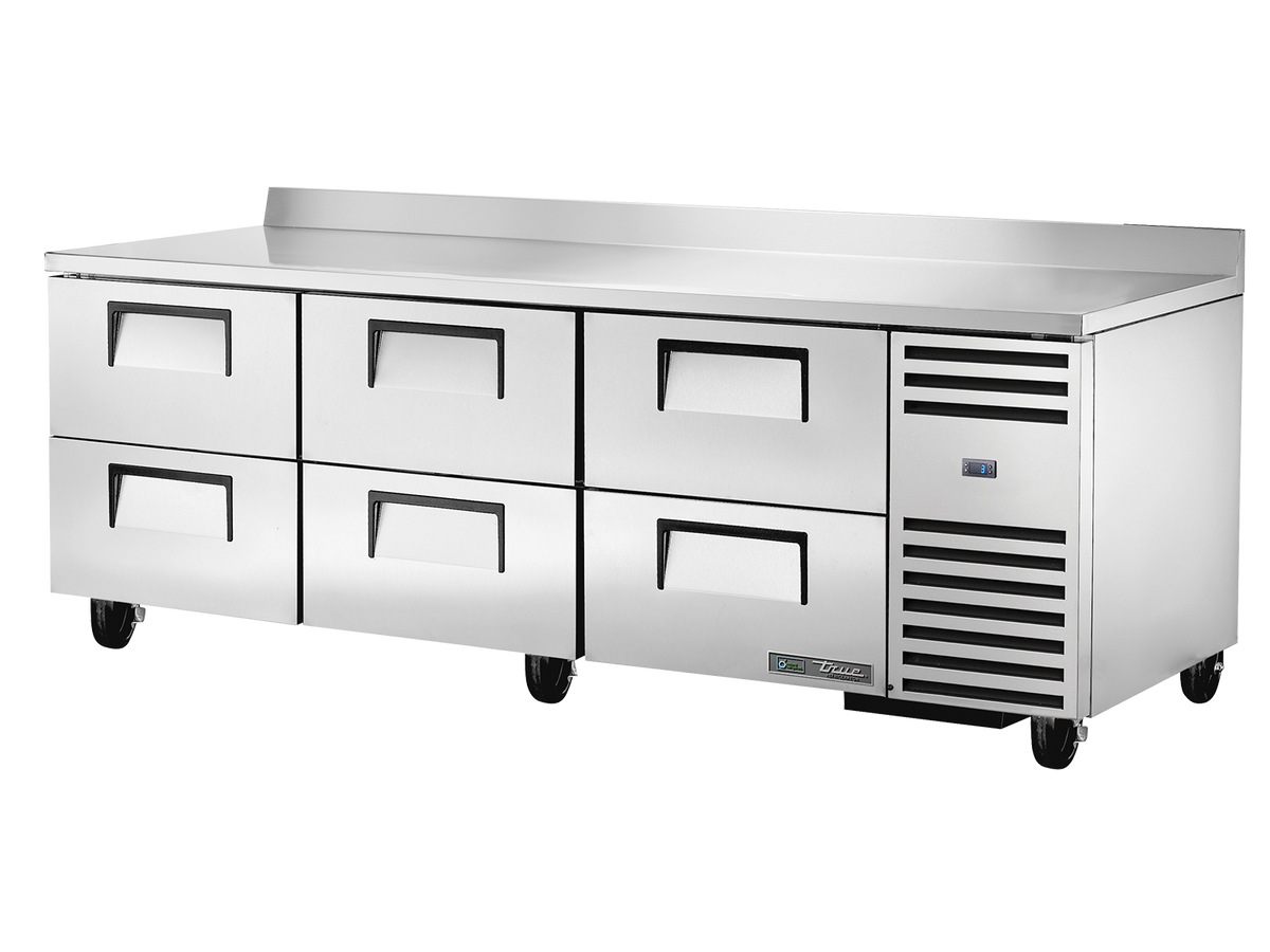 TRUE 6 Drawer Undercounter/Worktop Refrigerator - TWT-93D-6-HC