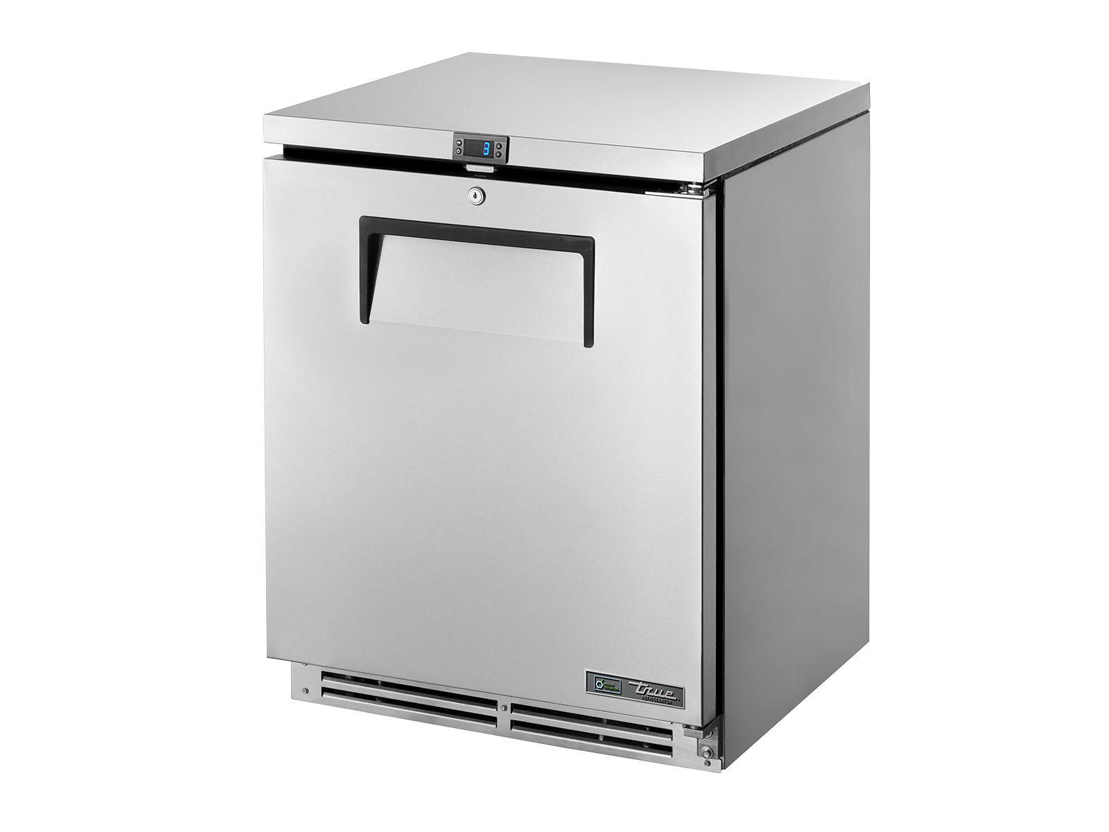 TRUE 1 Left-Hinged Solid Door Undercounter Refrigerator - TUC-24-HC LH