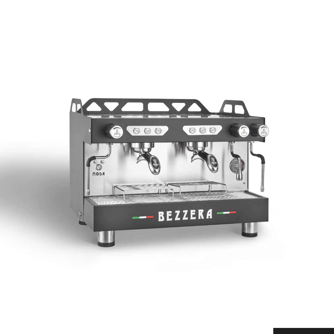 Bezzera Moda De 2 Group Espresso Machine Black MODADE2B