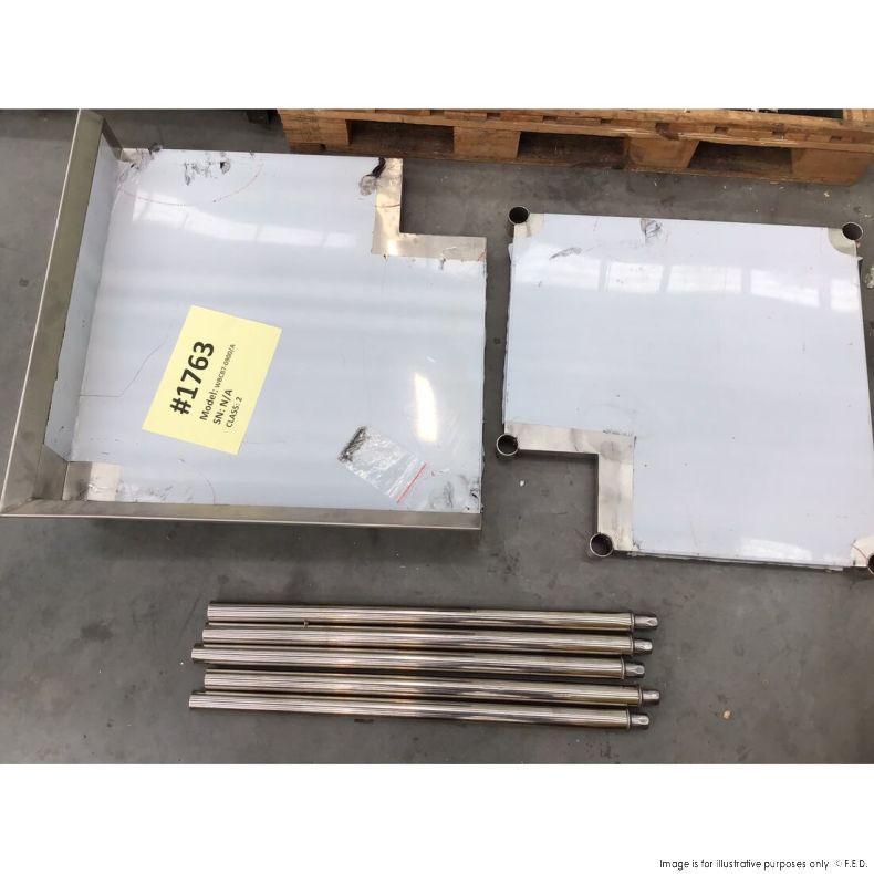 CLEARANCE - Modular System Corner Workbench, 150mm Splashback & Undershelf WBCB7-0900/A-NSW1763