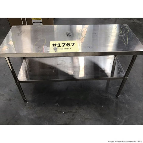 CLEARANCE - Modular System Stainless Steel Workbench WB6-1500/A-NSW1767