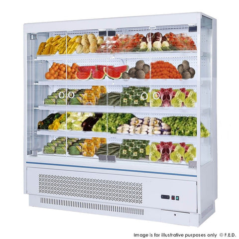 Bonvue 4 Shelves Open Chiller With Tempered Glass Doors OD-2080P