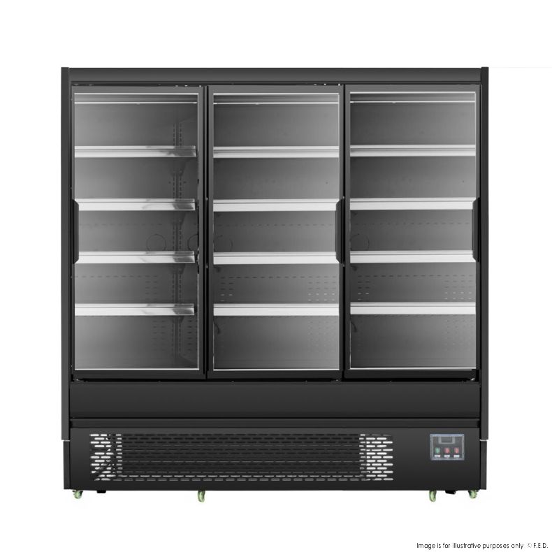 Ex-Showroom Bonvue 4 Shelves Open Chiller with Tempered Glass Doors - OD-2080P NSW1180