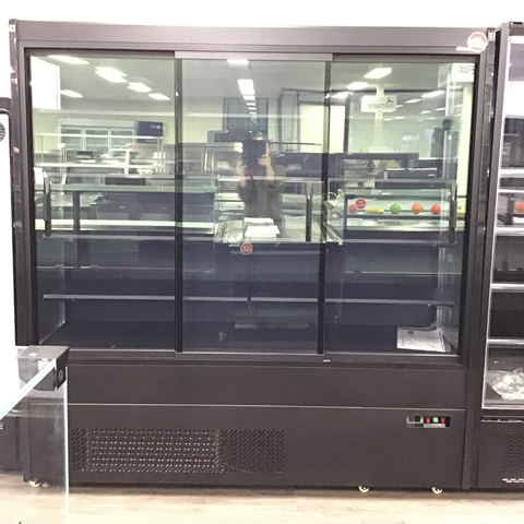 CLEARANCE - Bonvue 4 Shelves Open Chiller with Tempered Glass Doors - OD-2080P-VIC963