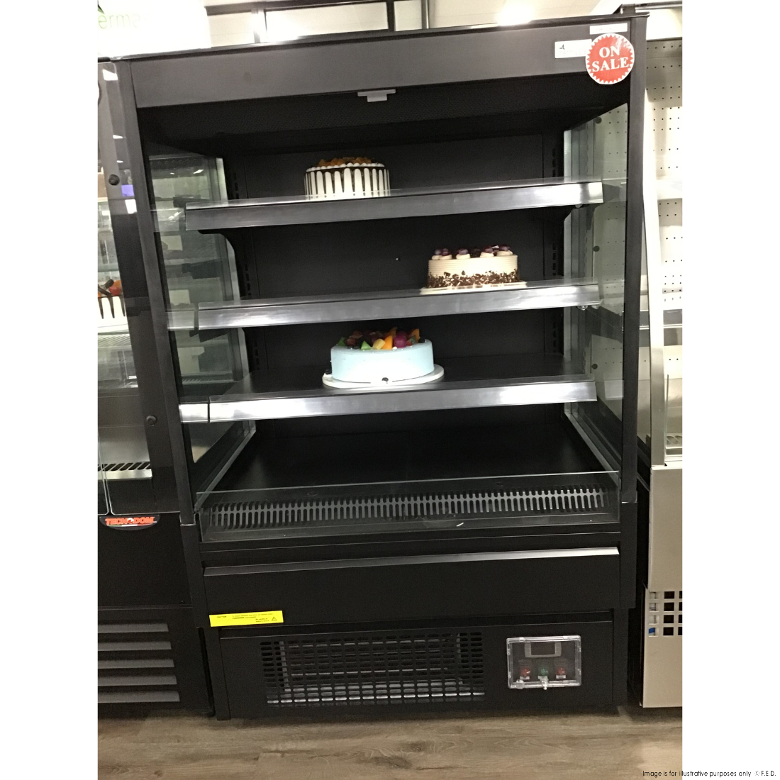 CLEARANCE - Thermaster Self-Serve Square Open Display - OP-0970S-VIC1056