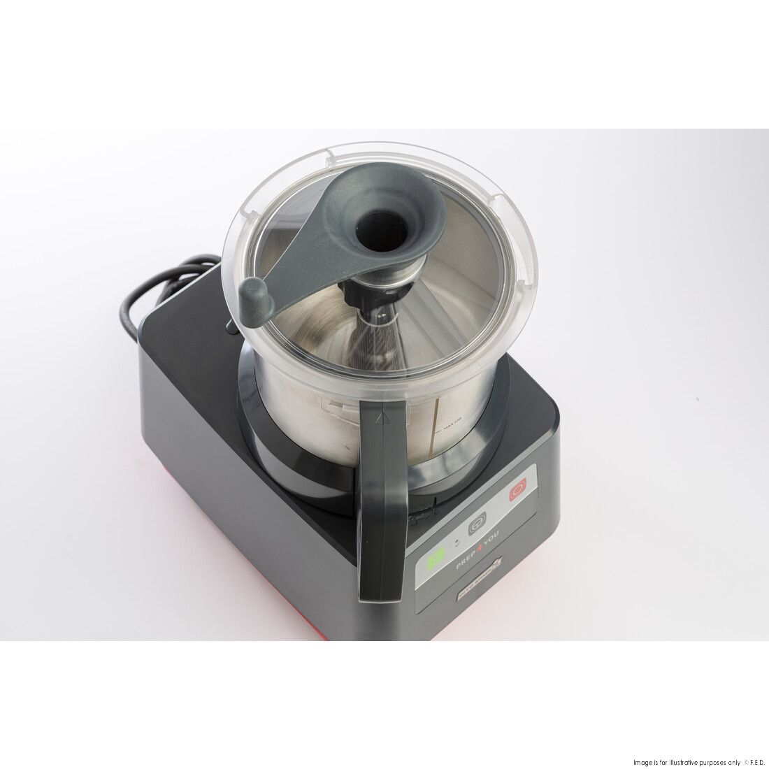 Dito Sama Prep4You Cutter Mixer Food Processor 1 Speed 2.6L Copolyester Bowl P4U-PS2