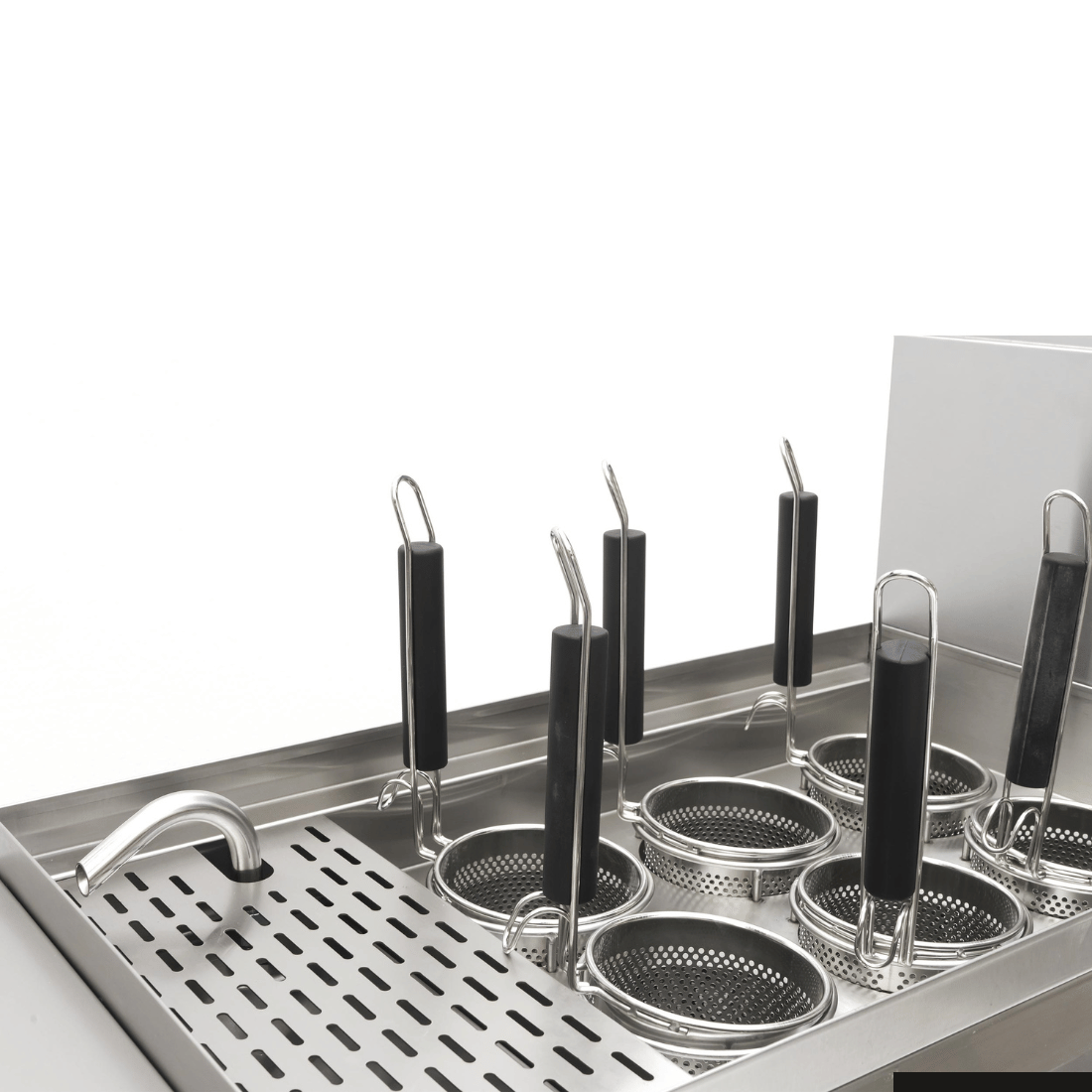 GasMAX V Pan Natural Gas 6 Baskets Pasta And Noodle Cooker PC150-6