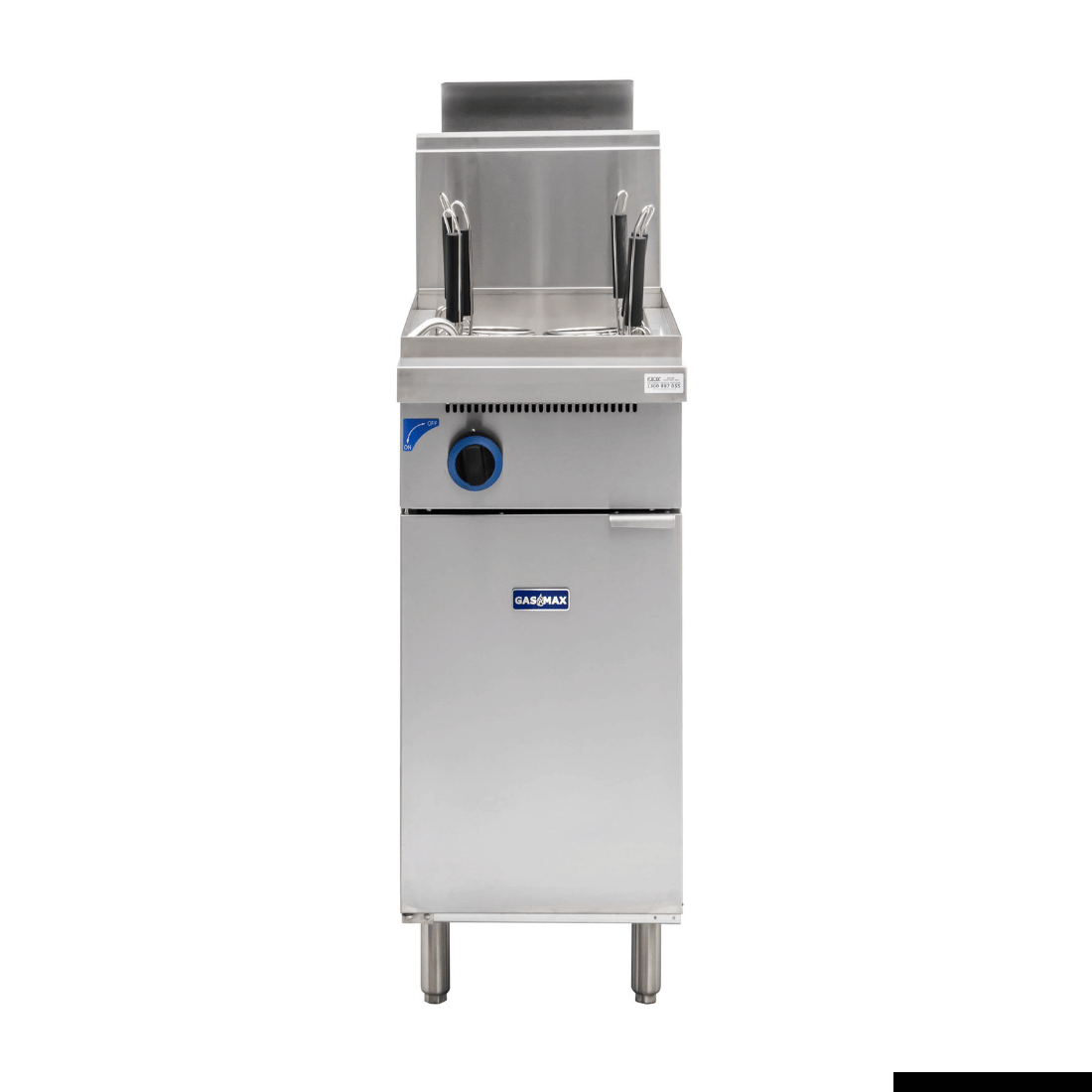GasMAX V Pan Natural Gas 6 Baskets Pasta And Noodle Cooker PC150-6
