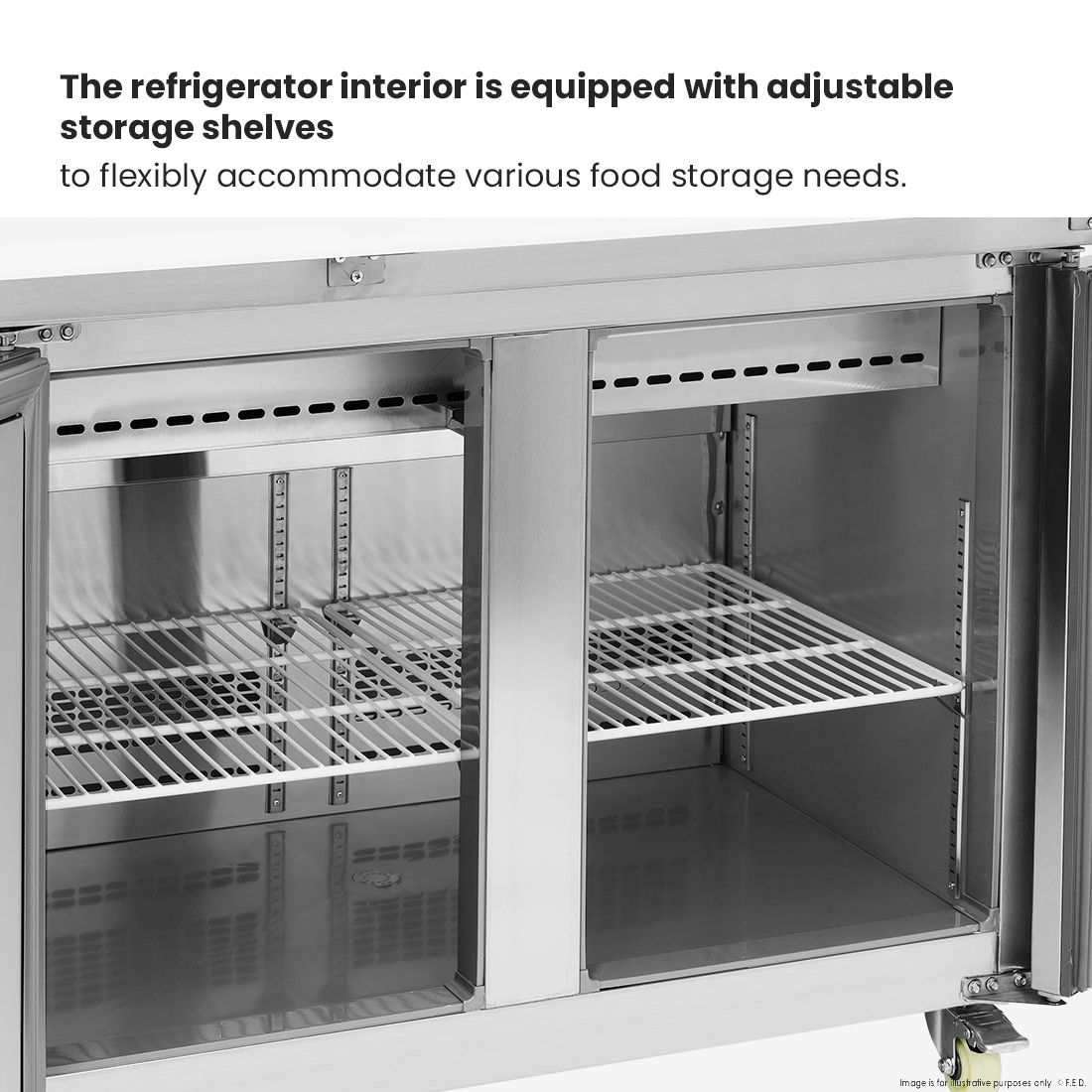 Thermaster Cold Salad & Noodle Bar 6X1/1 GN Pans - PG210FA-XG