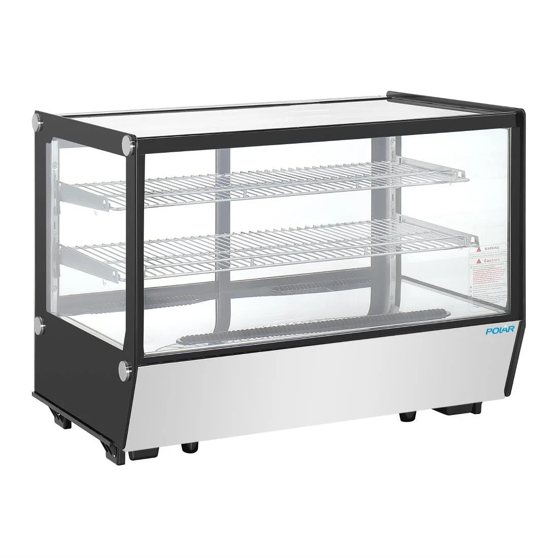Polar G-Series Counter Display Merchandiser Square Glass - 160Ltr - PG004-A