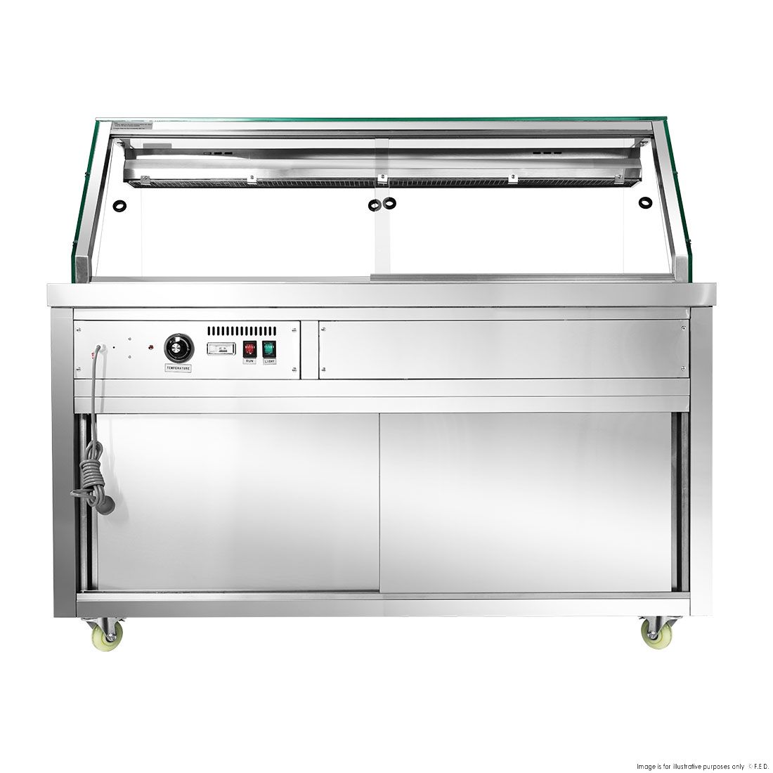 Thermaster Wet And Dry Bain Marie Display 4X1/1 GN Pans - PG150FG-XG