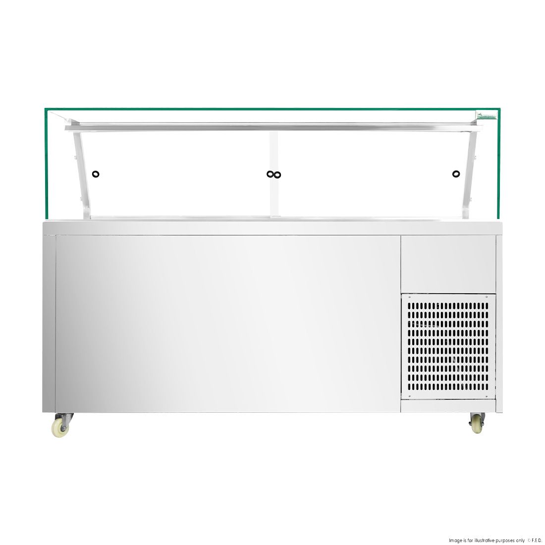 Thermaster Cold Salad & Noodle Bar 5X1/1 GN Pans - PG180FA-XG