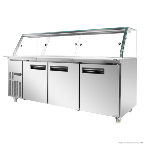 Thermaster Cold Salad & Noodle Bar 6X1/1 GN Pans - PG210FA-XG