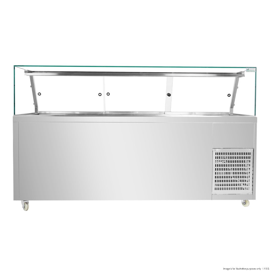 Thermaster Cold Salad & Noodle Bar 6X1/1 GN Pans - PG210FA-XG