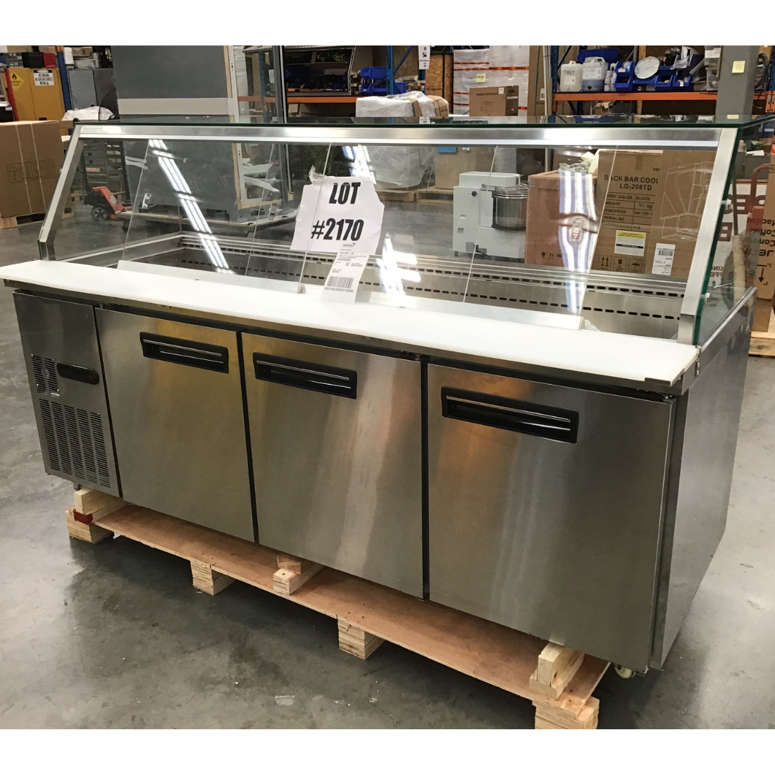 CLEARANCE - Thermaster Cold Salad & Noodle Bar 6x1/1 GN Pans - PG210FA-XG-NSW2170