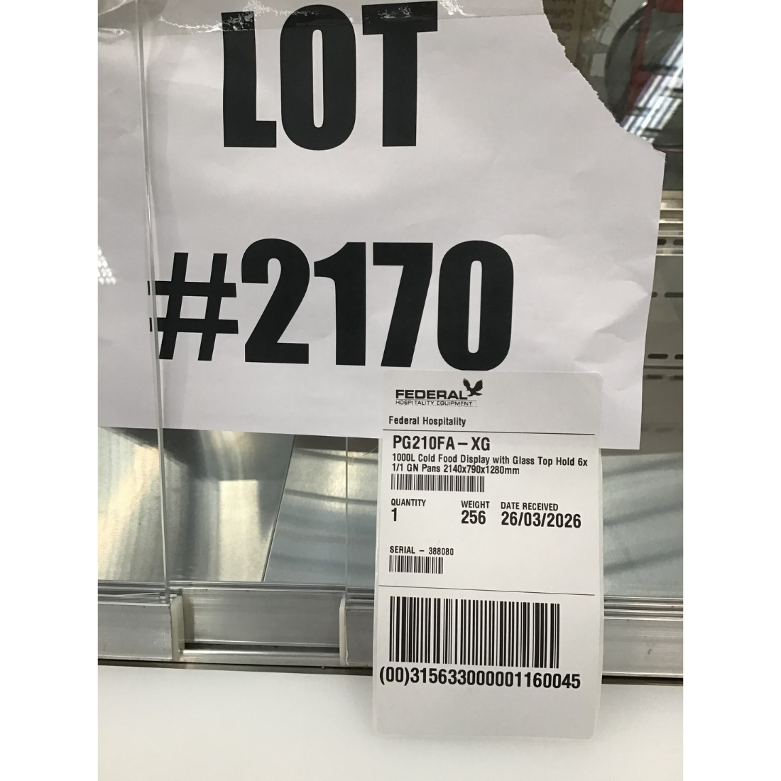 CLEARANCE - Thermaster Cold Salad & Noodle Bar 6x1/1 GN Pans - PG210FA-XG-NSW2170
