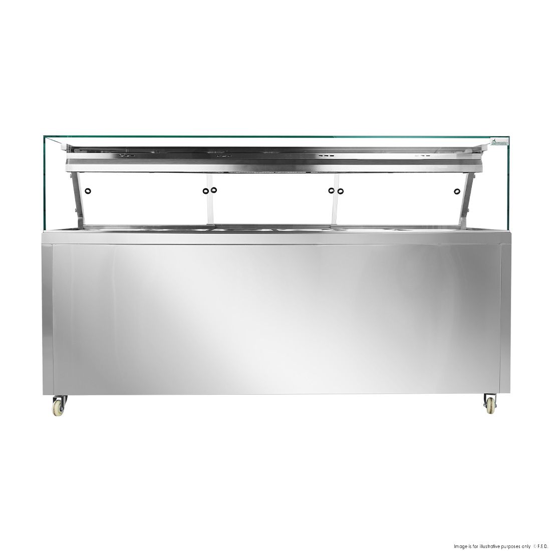 Thermaster Wet And Dry Bain Marie Display 6X1/1 GN Pans PG210FG-XG