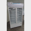 Thermaster 1000L Two Glass Door Colourbond Upright Drink Fridge White LG-1000P