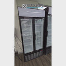 Thermaster Double Glass Door Colourbond Upright Drink Fridge LG-580BP