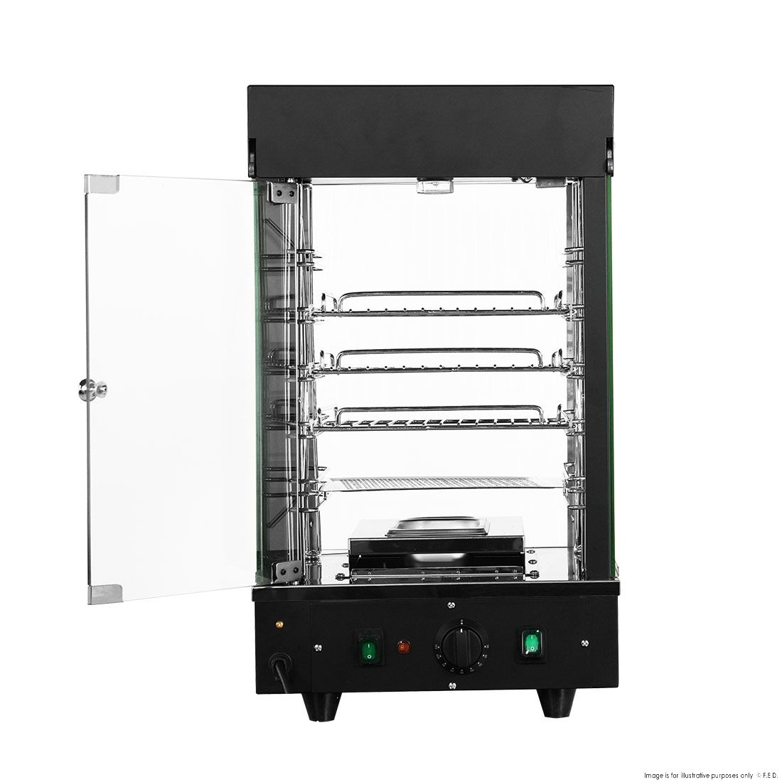 Benchstar Stainless Steel Pie Warmer And Hot Food Display 40 Pies PW-RT/380/TGE