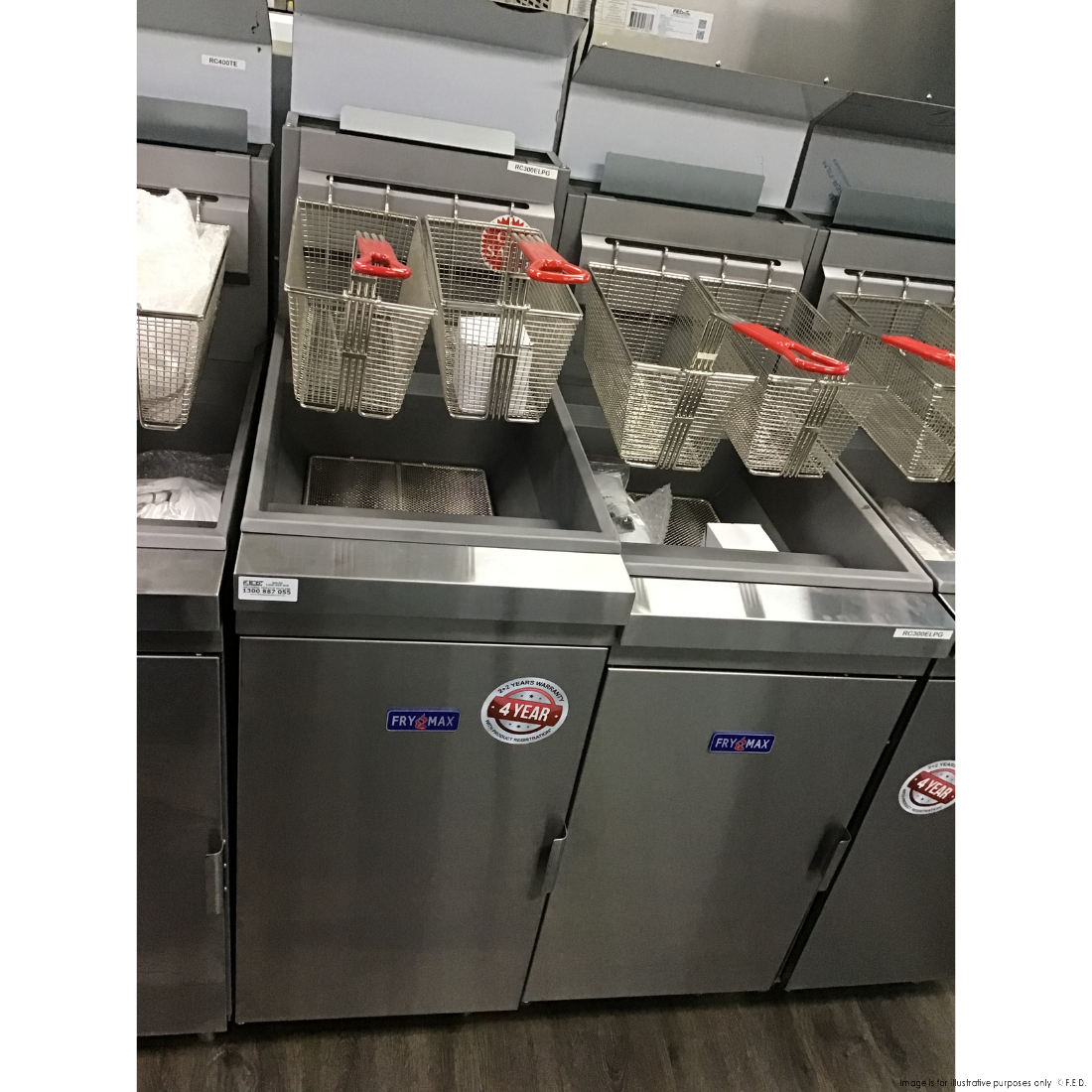 CLEARANCE - Frymax Superfast LPG Gas Tube Fryer - RC300ELPG-VIC1064