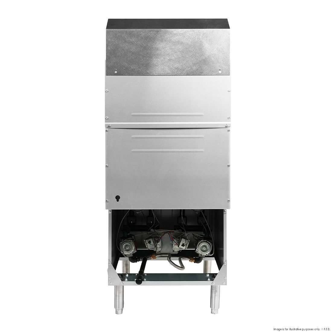 Gasmax Superfast LPG Gas Tube Twin Vat Fryer - RC400TELPG