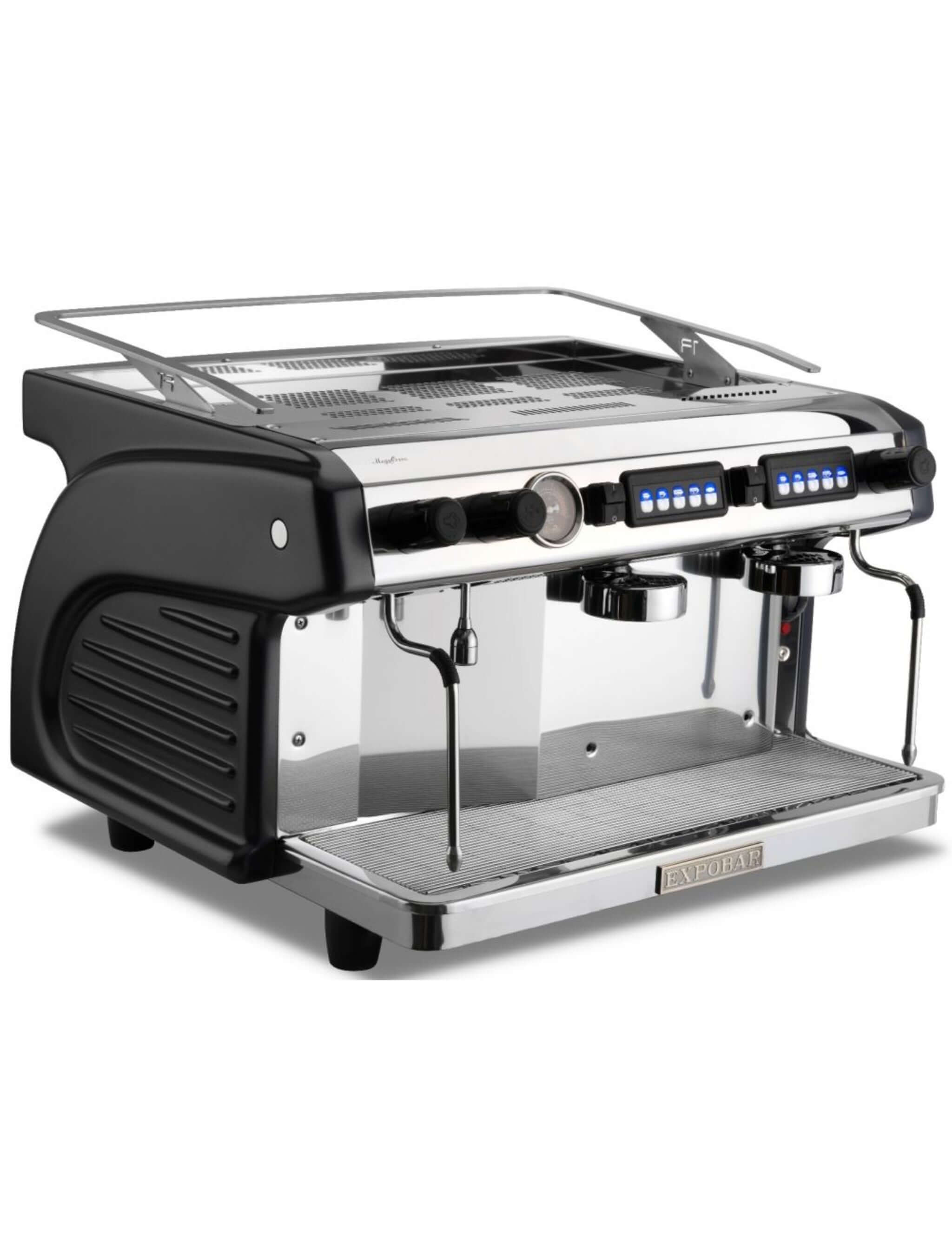 Expobar Ruggero Classic V2 Easy Tap High Cup - 2 Group Commercial Espresso Machine - Black