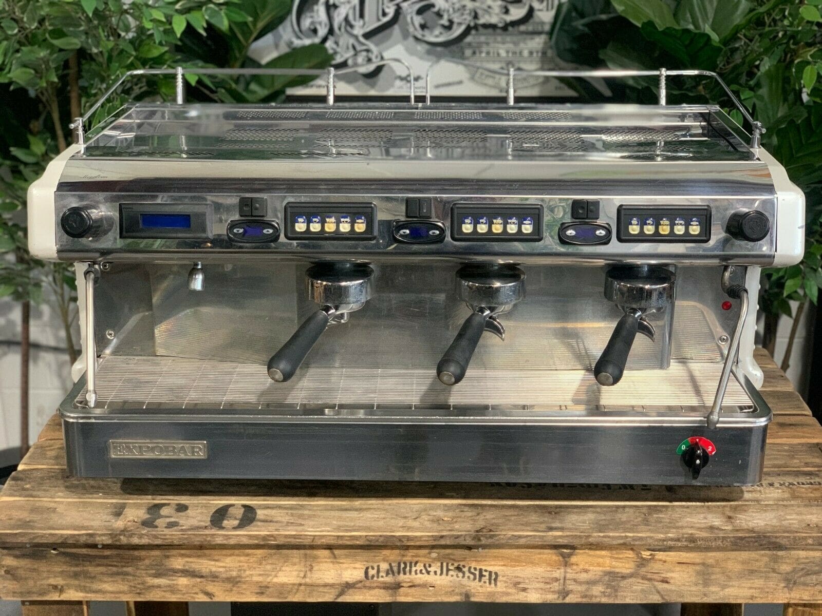 Expobar Ruggero Pearl - 3 Group Commercial Espresso Machine - White