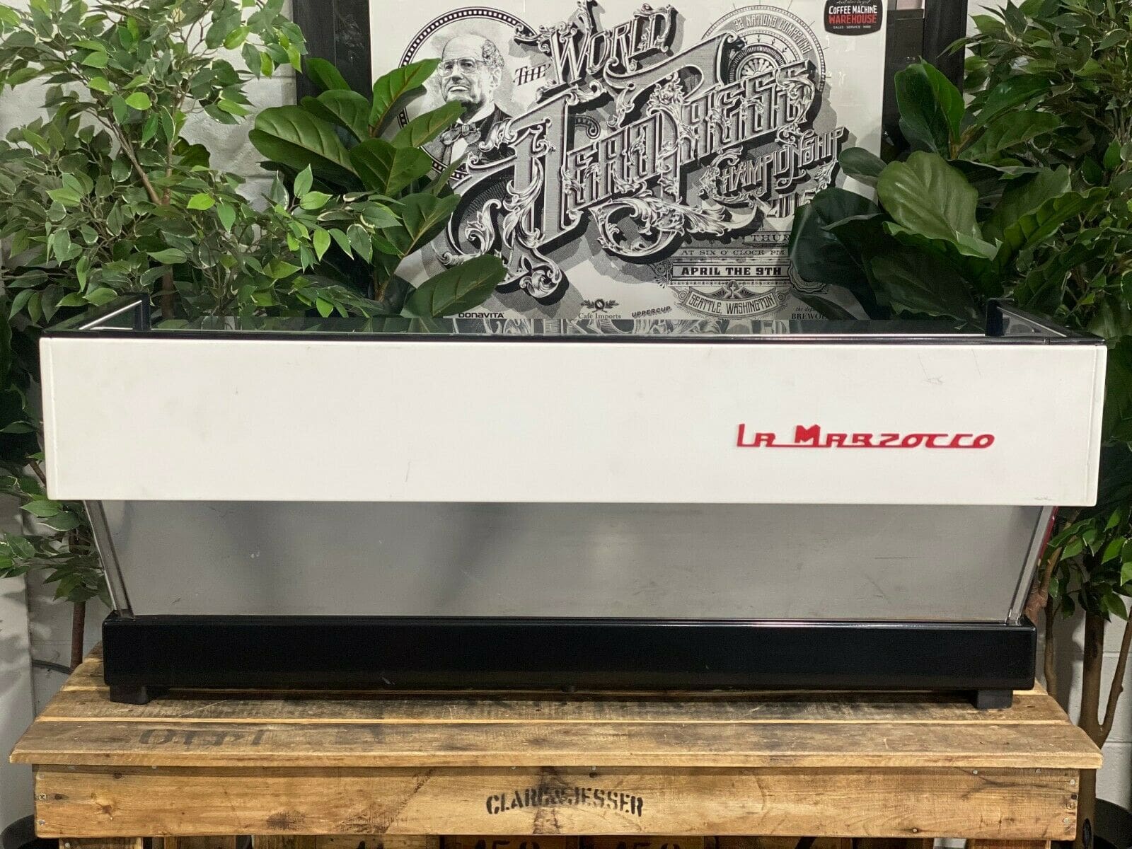 La Marzocco Linea Classic - 4 Group Commercial Espresso Machine - White