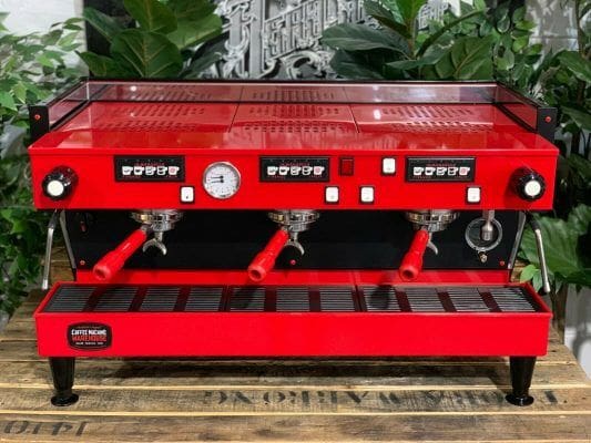 La Marzocco Linea Red - 3 Group Commercial Espresso Machine - Black