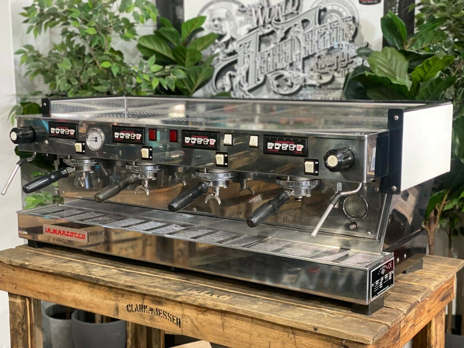 La Marzocco Linea Classic - 4 Group Commercial Espresso Machine - White
