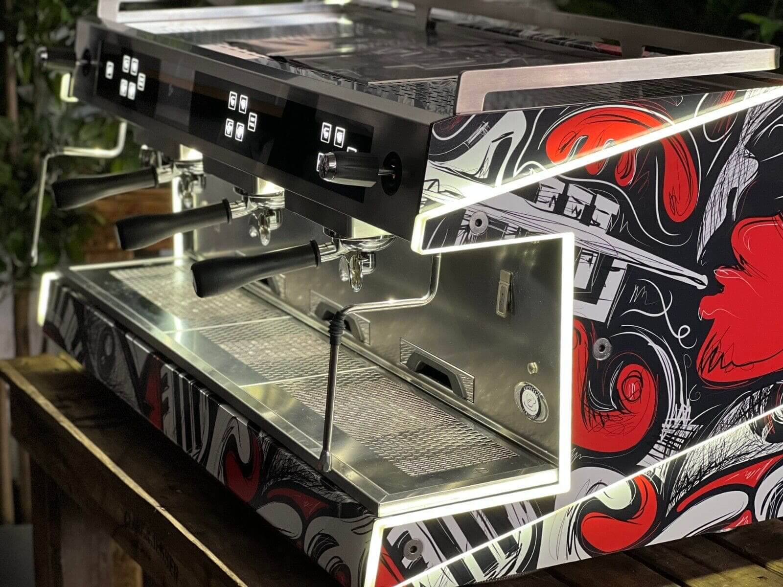Wega Urban - 3 Group Commercial Espresso Machine - Custom Wrap