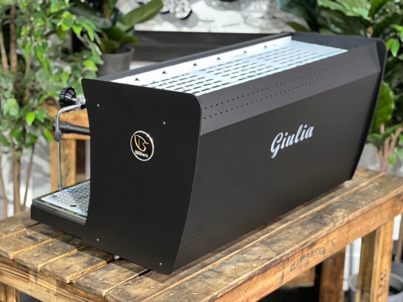 Brugnetti Giulia - 3 Group Commercial Espresso Machine - Black