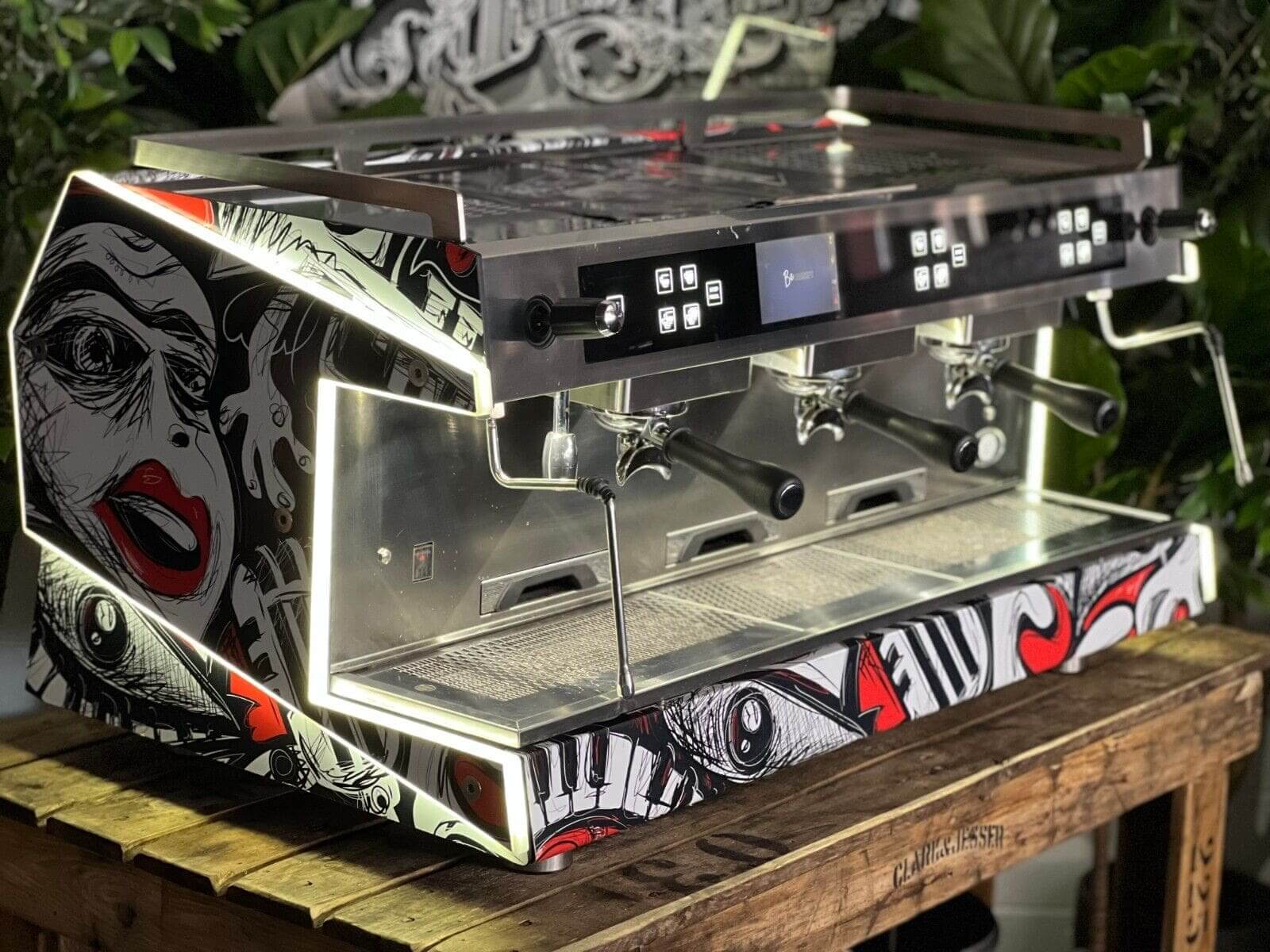 Wega Urban - 3 Group Commercial Espresso Machine - Custom Wrap